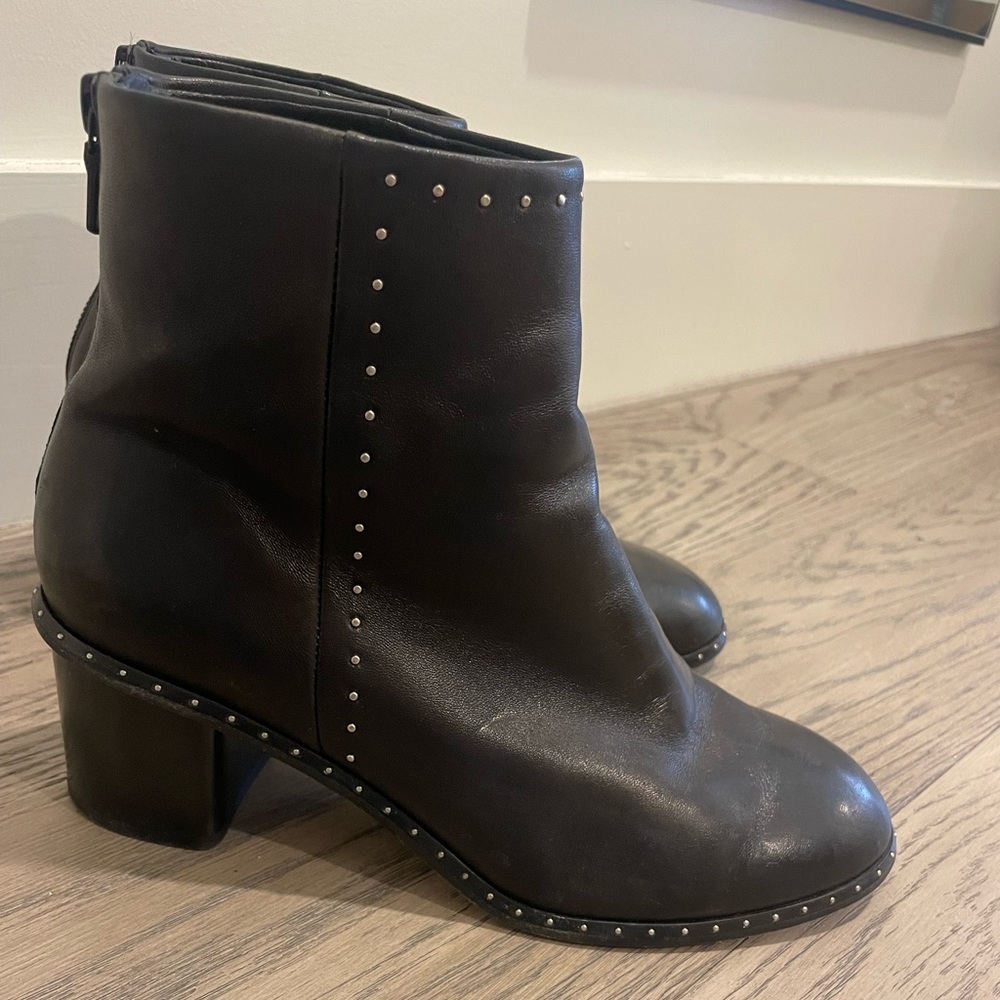 Rag & Bone Black Studded Willow Boot - Size 39.5 (8.5) - Great Condition! - Picture 4 of 6